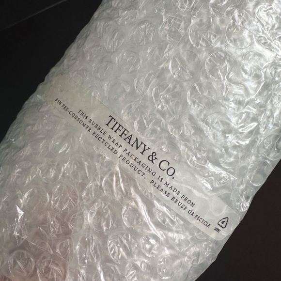 Tiffany & Co 8" Basket Weave Vase Woven Cylinder - NEW w/Box - Picture 7 of 8